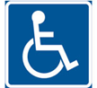 Tilläggsskylt parkering rörelsehinder, handikappsparkering